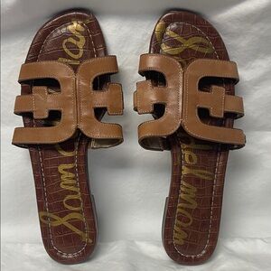 Sam Edelman Tan Bay Slide Sandals